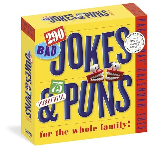 290 Bad Jokes & 75 Punderful Puns Page-A-Day® Calendar 2025: For the Whole Family! — Workman Calendars