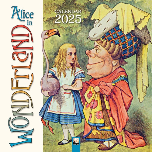 Alice in Wonderland Wall Calendar 2025 (Art Calendar) — Flame Tree Studio