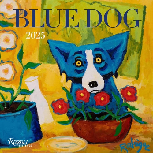 Blue Dog 2025 Wall Calendar — George Rodrigue