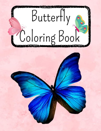 Butterfly Coloring Book 60 Images of Beautiful Butterflies to Color — CHEERFUL PENCILS. MA TO