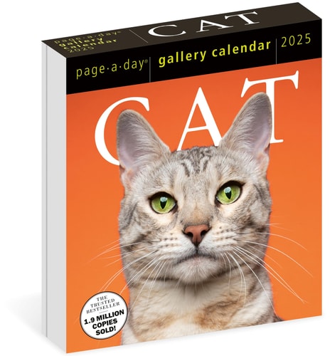 Cat Page-A-Day® Gallery Calendar 2025: A Delightful Gallery of Cats for Your Desktop — Workman Calendars