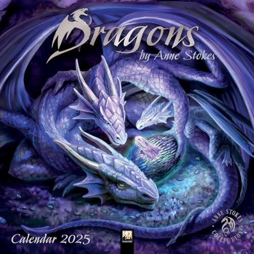 Dragons by Anne Stokes Wall Calendar 2025 (Art Calendar) — Flame Tree Studio