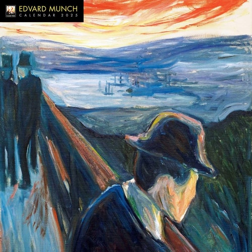 Edvard Munch Wall Calendar 2025 (Art Calendar) — Flame Tree Studio (cor)