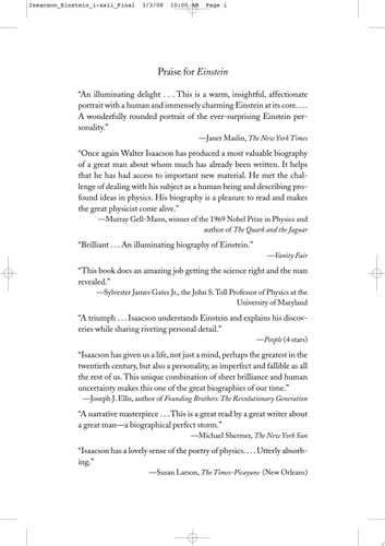 Einstein His Life and Universe — Walter Isaacson