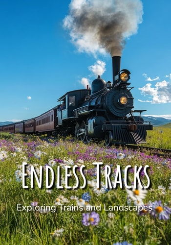 Endless Tracks Exploring Trains And Landscapes: An Inspiring Coffee Table Picture Book of Iconic Trains and Scenic Routes for Adults, Seniors, and Memory Care — RAEKA. HARDING