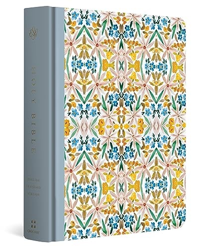 ESV Single Column Journaling Bible, Artist Series (Cloth Over Board, Jessica Dennis Bush, Flourish) — ESV Bibles