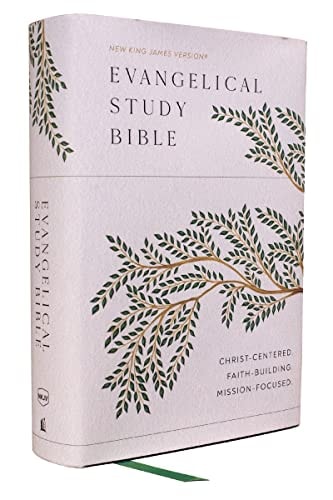 Evangelical Study Bible Christ-Centered. Faith-Building. Mission-Focused. (NKJV, Hardcover, Red Letter, Large Comfort Print) — Thomas Nelson
