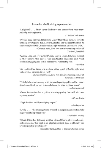 Flight Risk A Novel — Cherie Priest