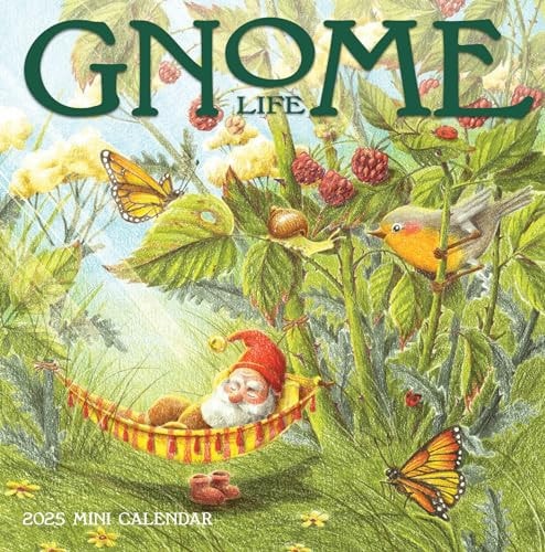 Gnome Life Mini Wall Calendar 2025 — Workman Calendars