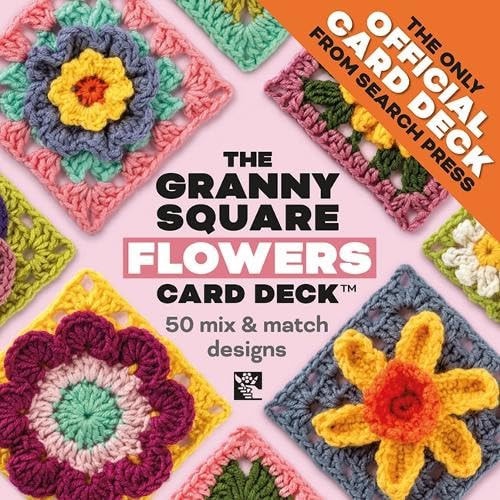 Granny Square Flowers Card Deck 50 Mix and Match Designs — Claire Montgomerie