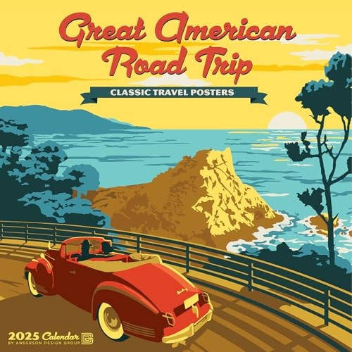 Great American Road Trip (adg) 2025 12 X 12 Wall Calendar — Willow Creek Press Calendars