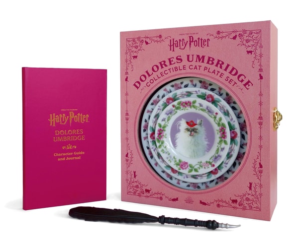 HARRY POTTER Dolores Umbridge Collectible Cat Plates Set — DONALD. LEMKE