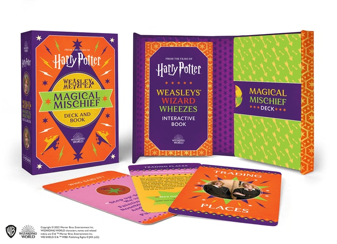 HARRY POTTER WEASLEY & WEASLEY MAGICAL MISCHIEF DECK AND BOOK. — DONALD. LEMKE