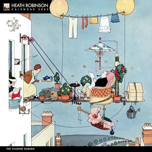 Heath Robinson Wall Calendar 2025 (Art Calendar) — Flame Tree Studio