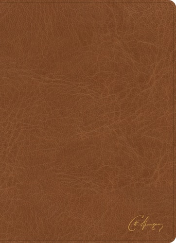 KJV Spurgeon Study Bible, Tan Leathertouch — Alistair Begg