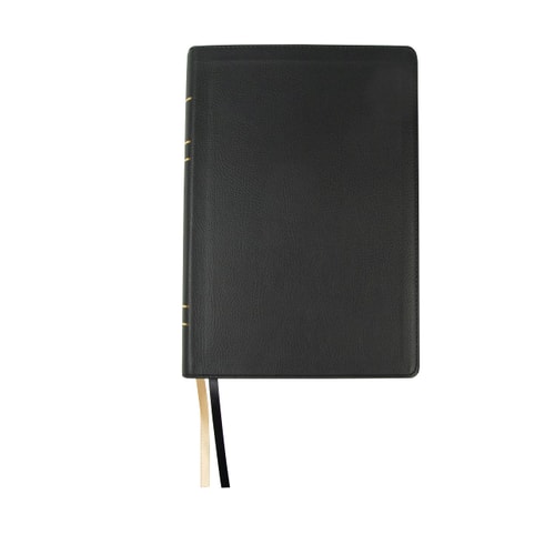 Legacy Standard Bible, Large Print Wide Margin, Paste-Down Black Faux Leather — Steadfast Bibles