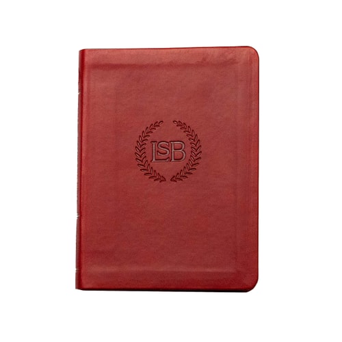 Legacy Standard Bible, New Testament with Psalms and Proverbs LOGO Edition – Burgundy Faux Leather — Steadfast Bibles