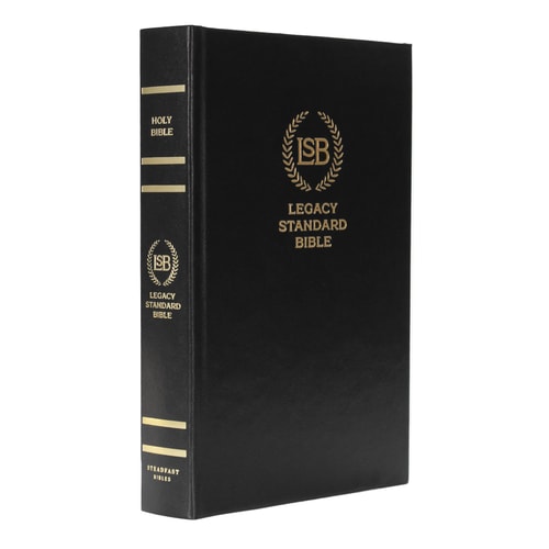 Legacy Standard Bible, Single Column Text Only Edition – Black Hardcover — Steadfast Bibles