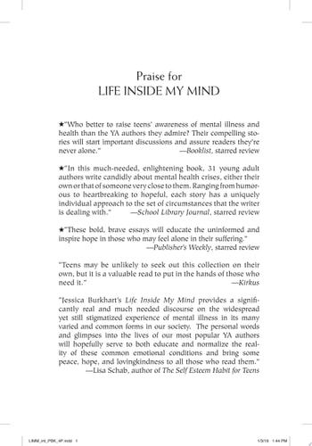Life Inside My Mind 31 Authors Share Their Personal Struggles — Jessica Burkhart