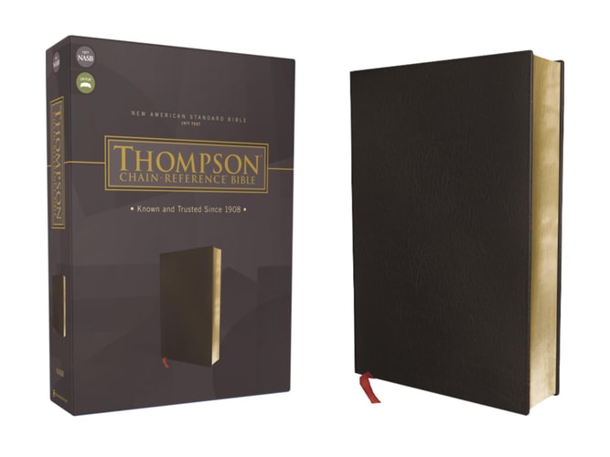 NASB Thompson Chain-Reference Bible Red Letter Edition 1977 Text [Black] — Zondervan