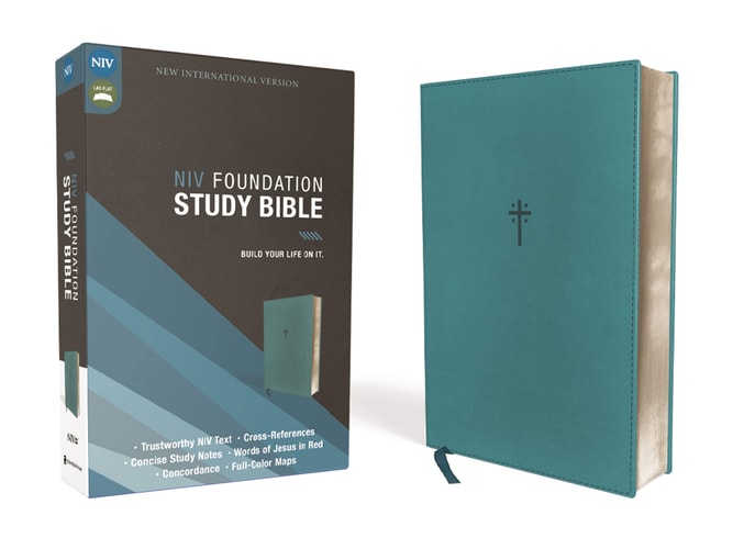 NIV Foundation Study Bible, Red Letter [Teal] — Zondervan