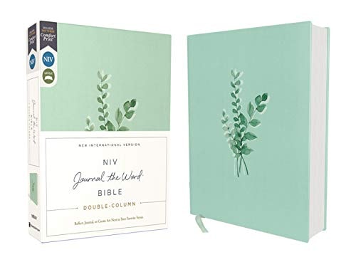 NIV Journal the Word Bible, Double-Column, Cloth Over Board, Red Letter Edition, Comfort Print Reflect, Take Notes, Or Create Art Next to Your — Zondervan