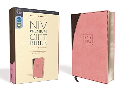 NIV Premium Gift Bible Red Letter Edition [Pink/Brown] — Zondervan