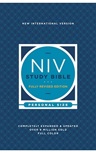 NIV Study Bible, Fully Revised Edition, Personal Size, Red Letter, Comfort Print — Zondervan
