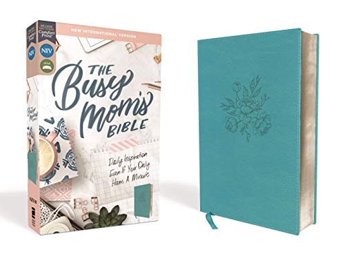 NIV the Busy Mom’s Bible Red Letter Edition [Teal] — Zondervan
