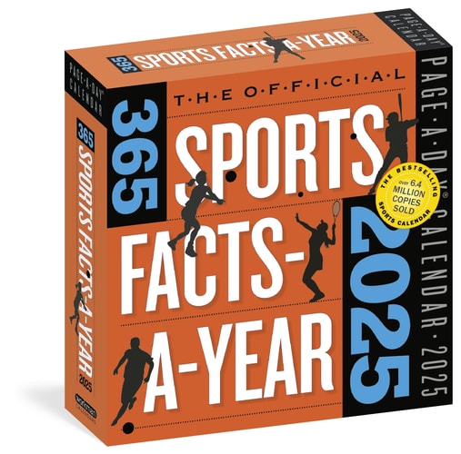 Official 365 Sports Facts-A-Year Page-A-Day® Calendar 2025: Triva, Record-Breaking Feats, Come from Behind Wins & Quotes — Workman Calendars