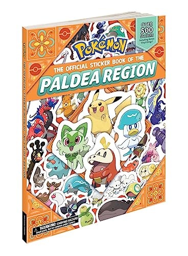 Pokémon The Official Sticker Book Of The Paldea Region — Pikachu Press