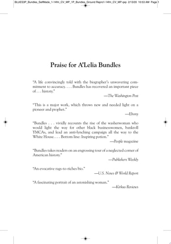 Self Made Inspired by the Life of Madam C.J. Walker — A’Lelia Bundles