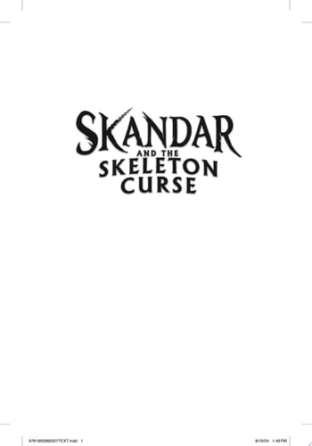 Skandar and the Skeleton Curse — A.F. Steadman