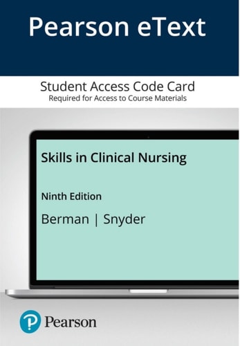 Skills in Clinical Nursing — Audrey Berman