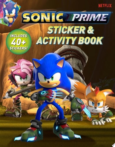 Sonic Prime Sticker & Activity Book Includes 40+ stickers — Gabriella DeGennaro
