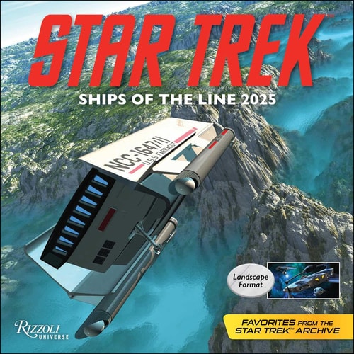 Star Trek Ships of the Line 2025 Wall Calendar — CBS