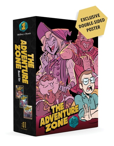 The Adventure Zone Boxed Set Here There Be Gerblins, Murder on the Rockport Limited! and Petals to the Metal — Clint McElroy