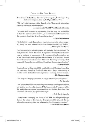 The Code Breaker Jennifer Doudna, Gene Editing, and the Future of the Human Race — Walter Isaacson