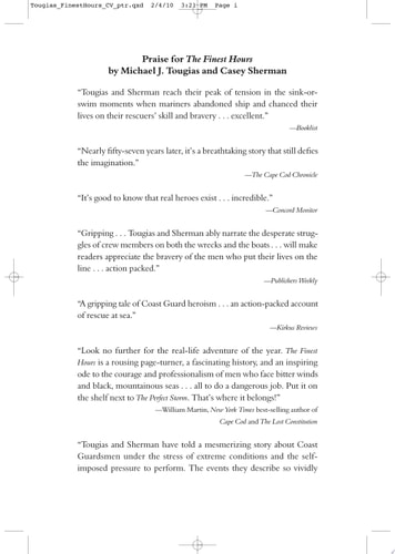 The Finest Hours The True Story of the U.S. Coast Guard’s Most Daring Sea Rescue — Michael J. Tougias