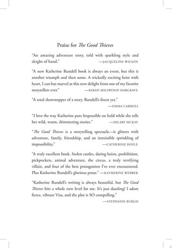 The Good Thieves — Katherine Rundell