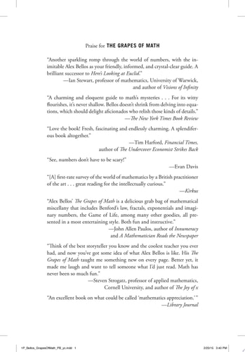 The Grapes of Math How Life Reflects Numbers and Numbers Reflect Life — Alex Bellos