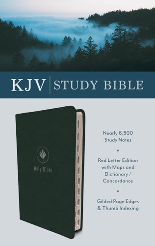 The KJV Study Bible (Indexed) [Evergreen Fog] — Compiled By Barbour Staff