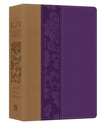 The KJV Study Bible – Large Print [violet Floret] — Christopher D. Hudson