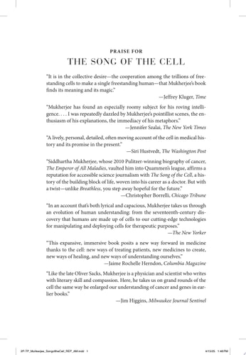 The Song of the Cell An Exploration of Medicine and the New Human — Siddhartha Mukherjee