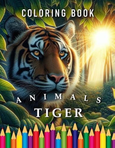 Tiger Coloring Book For Adults & Children — MY. COLOR BOOKS