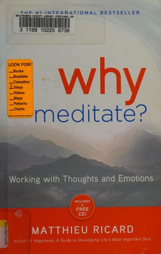 Why Meditate Working with Thoughts and Emotions — Matthieu Ricard