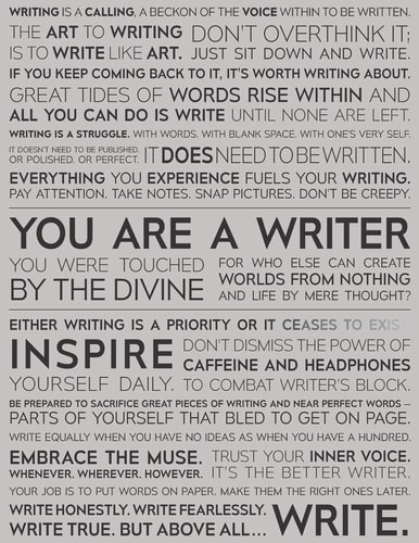 Writer Motivational Notebook – Writing Prompts To Cure Writer’s Block – The Writing Manifesto Blank Journal Writing Quotes to Inspire Writing & Poetry and Cure Writer’s Block — The Writing Manifesto