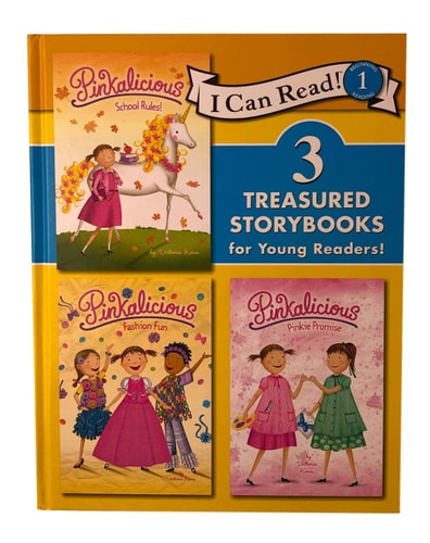 3 Treasured Storybooks for Young Readers! Pinkalicious: School Rules! ; Pinkalicious: Fashion Fun ; Pinkalicious: Pinkie Promise — Victoria Kann