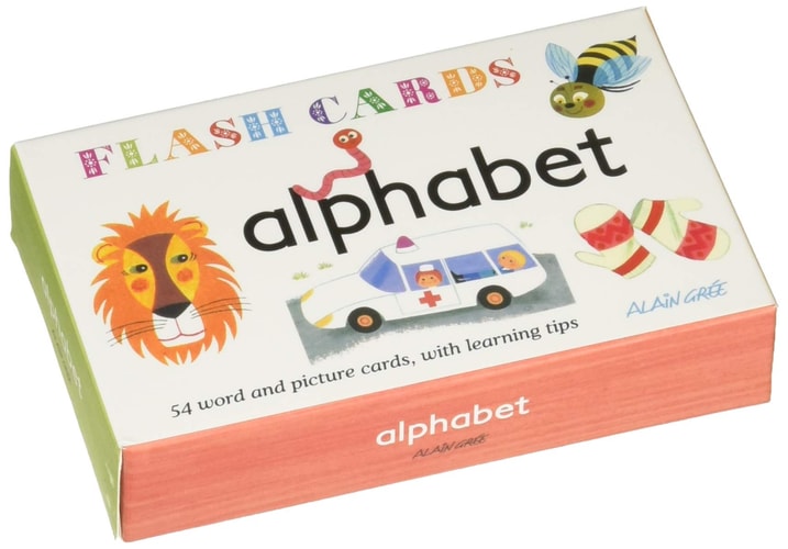 Alphabet – Flash Cards 54 Word and Picture Cards, with Learning Tips — Alain Grée