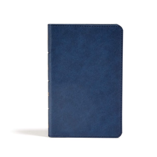 CSB Personal Size Bible, Navy Leathertouch — C. S. B. Bibles CSB Bibles by Holman